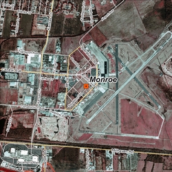Monroe satellite view site map.